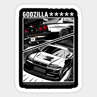 Skyline GT-R R34 Sticker